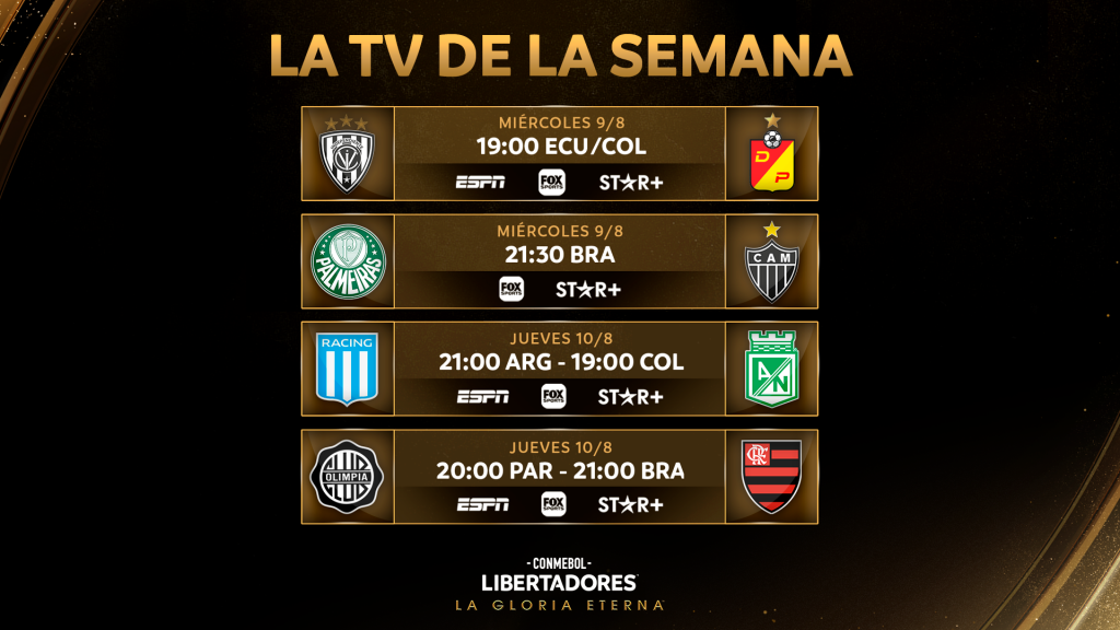 Os jogos de volta das oitavas da Libertadores - Copa Libertadores
