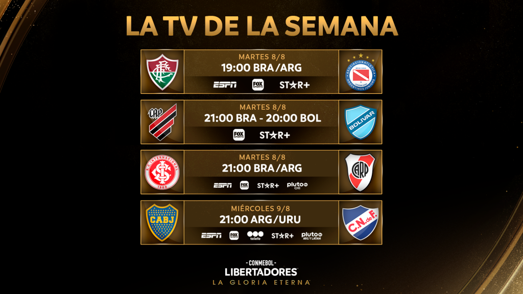 CONMEBOL Libertadores - 🧐⚽ Os resultados dos jogos de ida das oitavas da  #Libertadores! . 🤝 Na semana que vem tem mais! Apenas 8️⃣ seguirão na Copa!