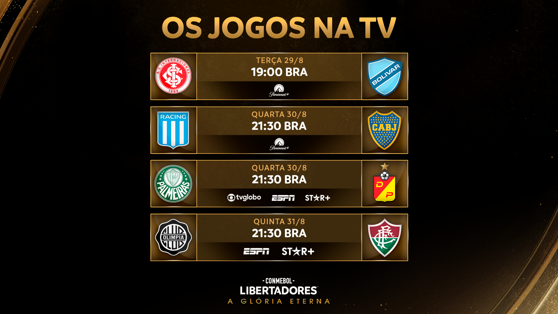 RACING CLUB x BOCA JUNIORS - CONMEBOL Libertadores da América (Quartas de  Final)