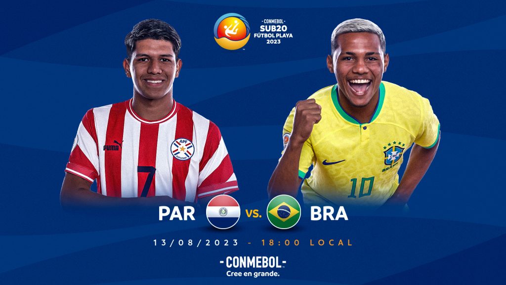Paraguai x Brasil, a Grande Final da CONMEBOL Sub-20 de Beach Soccer 2023 -  CONMEBOL