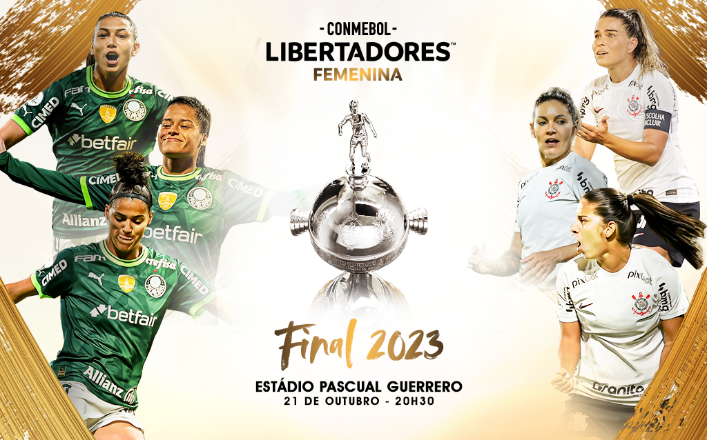 Corinthians abre o placar na final da Libertadores contra o Palmeiras