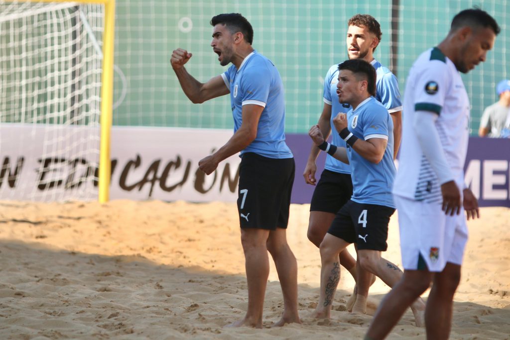 ARGENTINA VS. URUGUAY, CONMEBOL LIGA EVOLUCIÓN FÚTBOL PLAYA