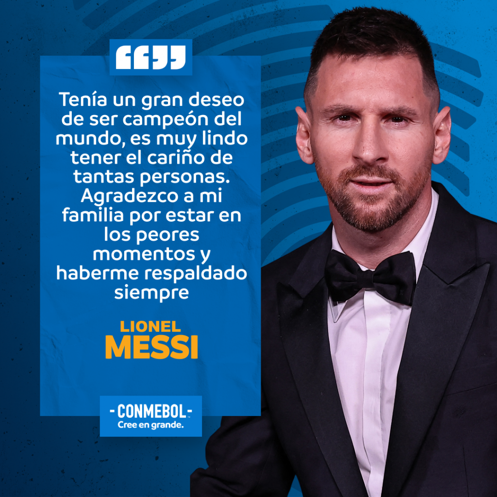 Lionel Messi ganha prêmio de melhor jogador do mundo pela oitava vez