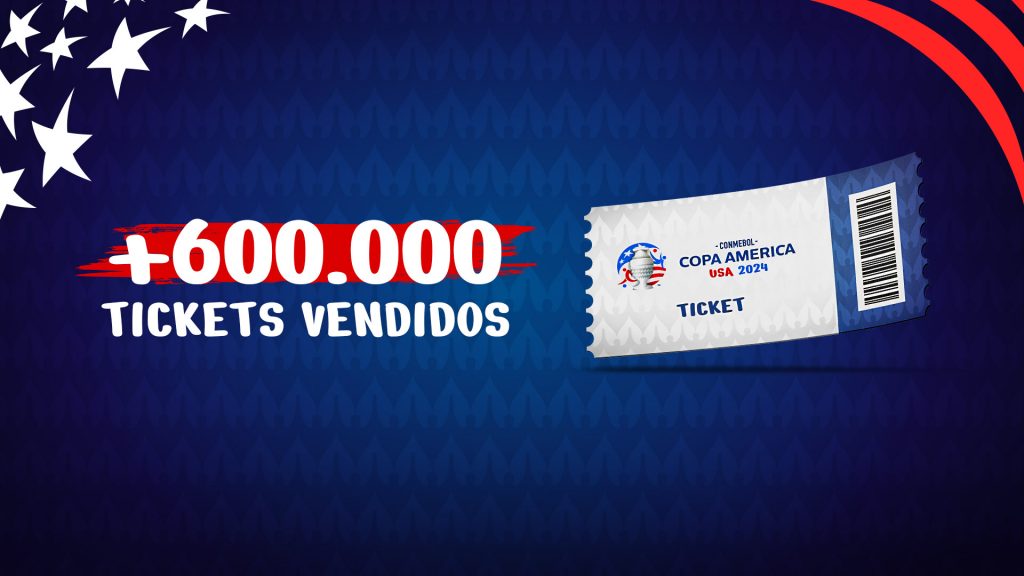 Más de seiscientas mil entradas compradas para la CONMEBOL Copa América