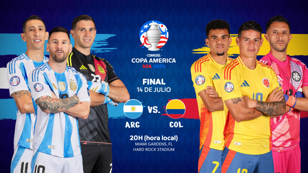 Argentina vs. Colombia La Final de la CONMEBOL Copa América USA 2024