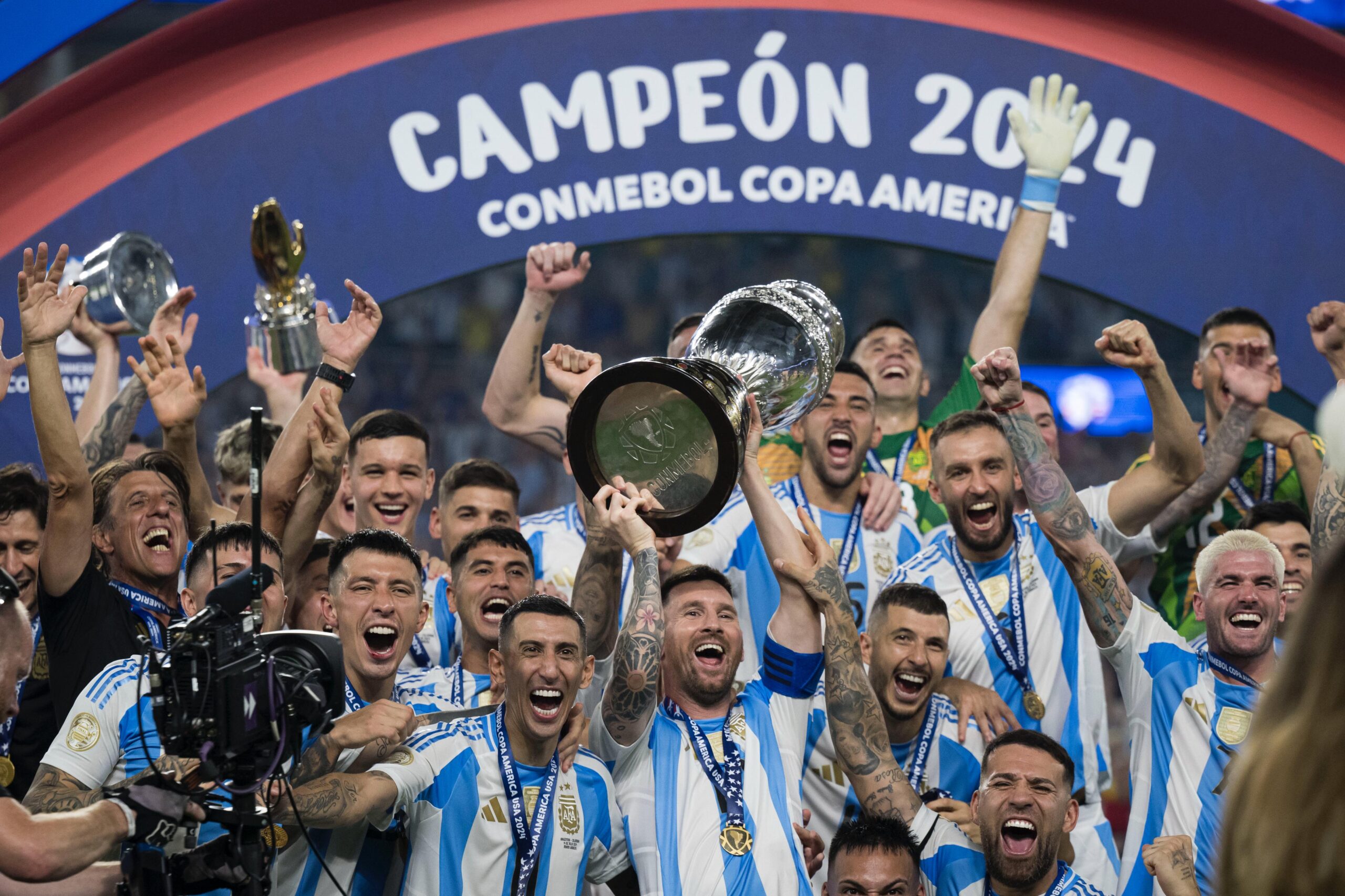 Argentina campeón en el imponente estadio de Estados Unidos por la Copa América 2024 | Foto: ESPN   