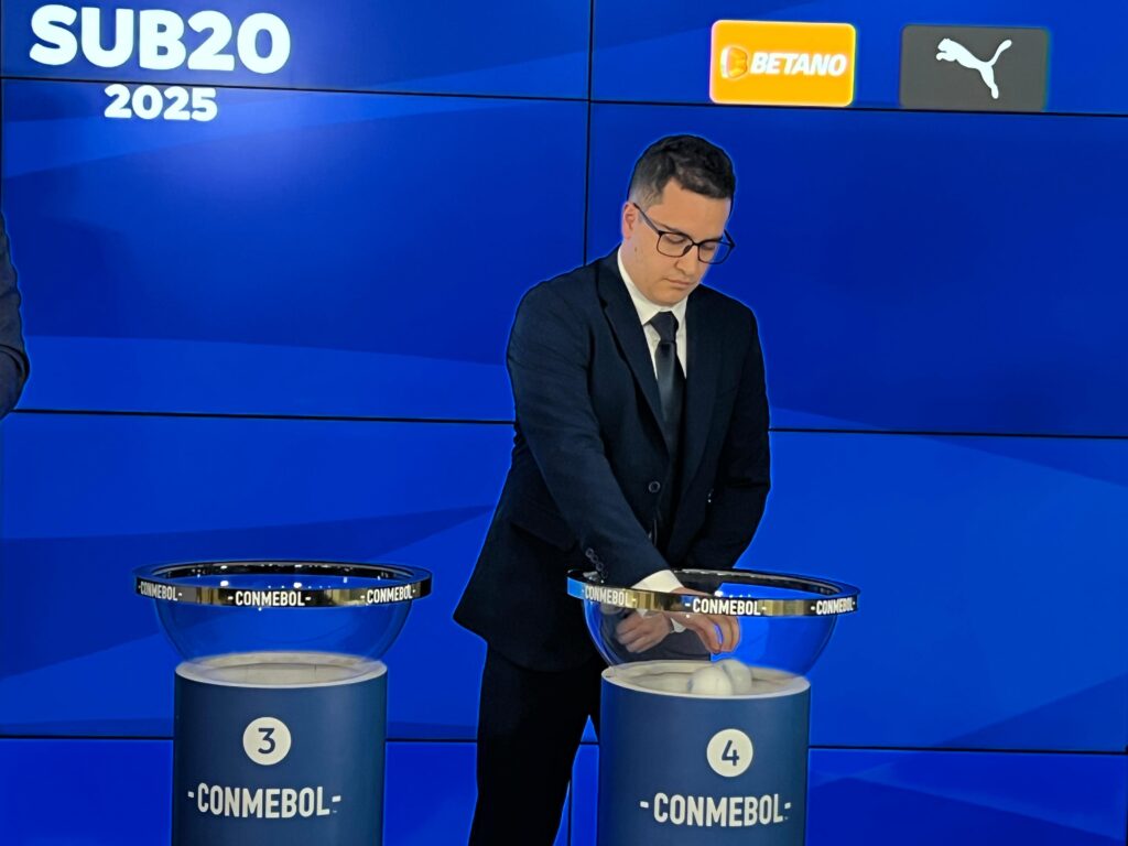 Sorteio dos grupos da CONMEBOL Sub20 2025 CONMEBOL