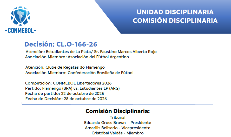Flamengo Appeals to TAS to Freeze Copa Libertadores Final Ticket Sales Over Marcos Rojo Controversy